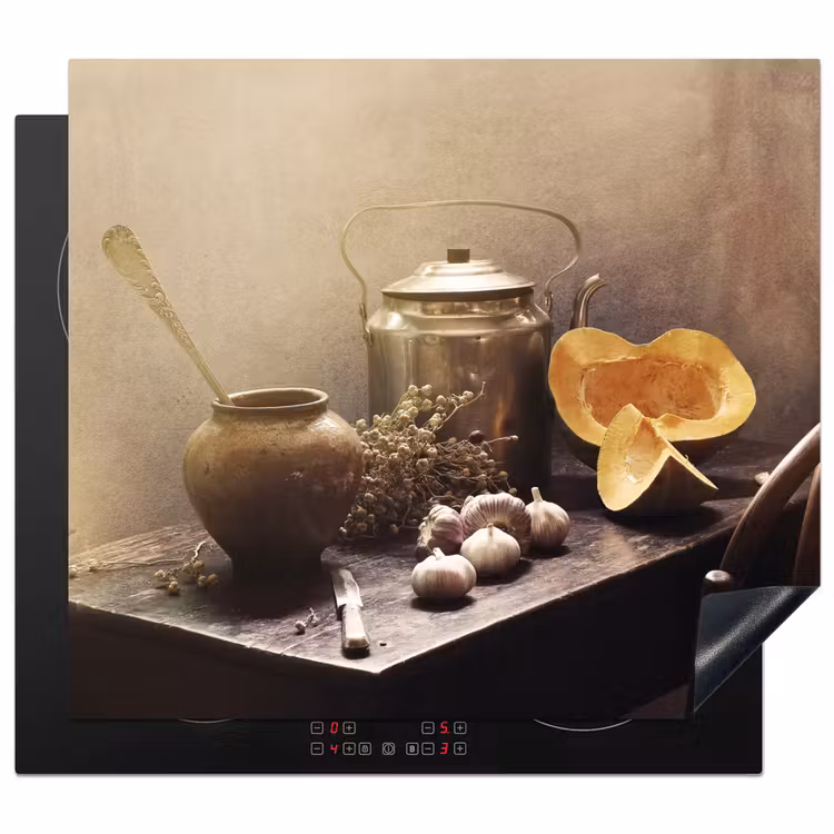Induction hob protector - Kitchen Still Life with Pumpkin — 1