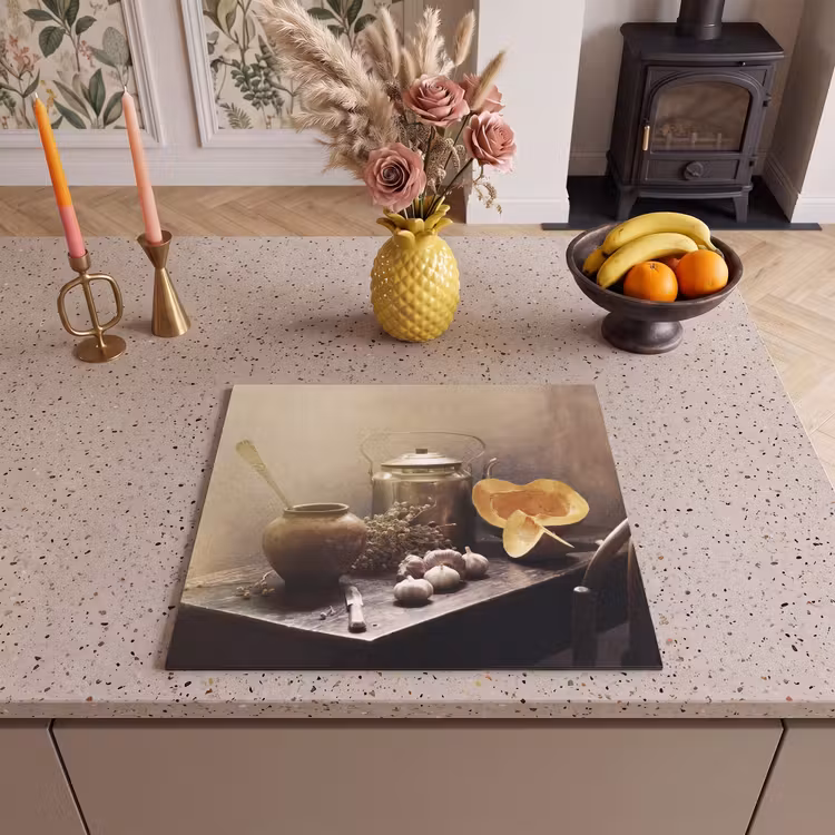 Induction hob protector - Kitchen Still Life with Pumpkin — 3