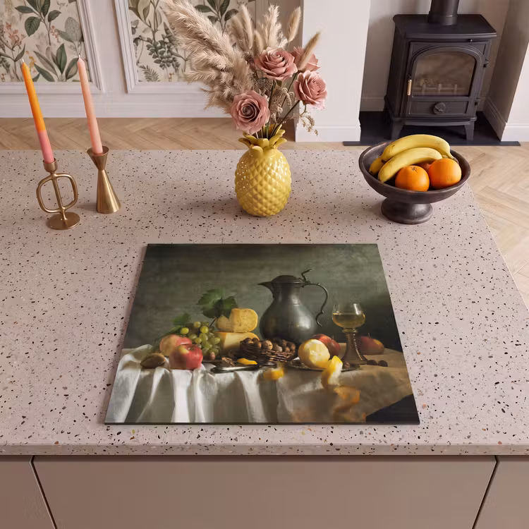 Induction hob protector - Still Life with Cheese and Fruit — 3