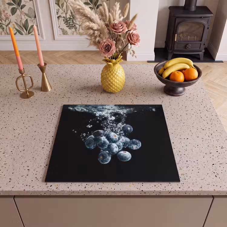Induction hob protector - Blueberry Ballet Underwater — 3