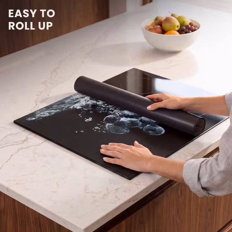 Induction hob protector - Blueberry Ballet Underwater — 6