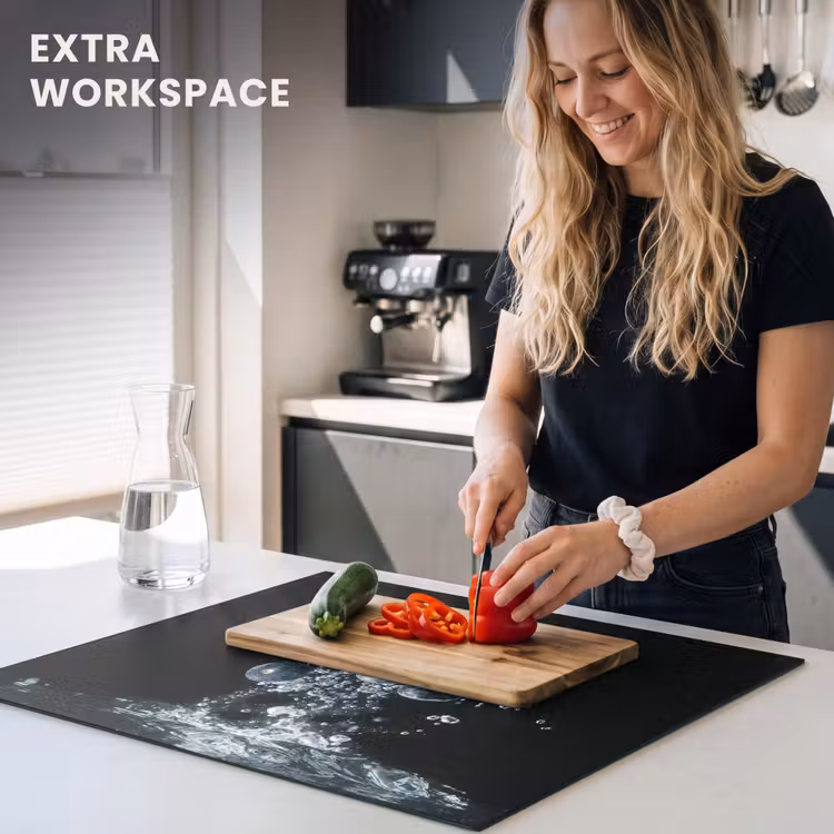 Induction hob protector - Blueberry Ballet Underwater — 7
