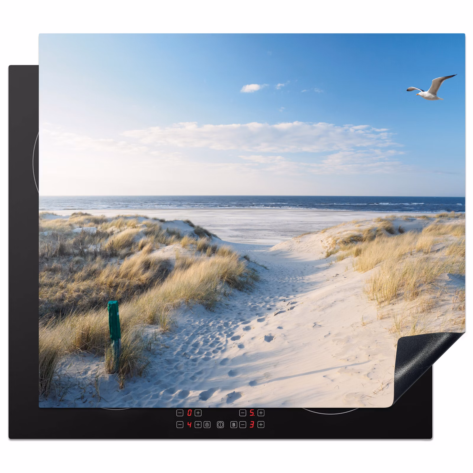 Induction hob protector - Coastline in the Morning Silence — 1