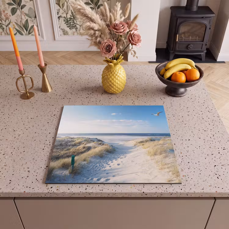 Induction hob protector - Coastline in the Morning Silence — 3