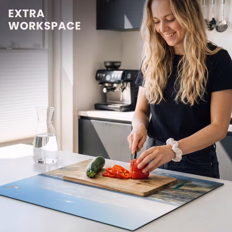 Induction hob protector - Coastline in the Morning Silence — 7