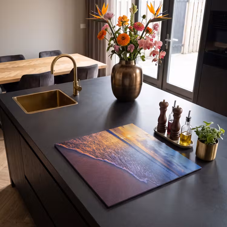 Induction hob protector - Evening light over the Tide Line — 2