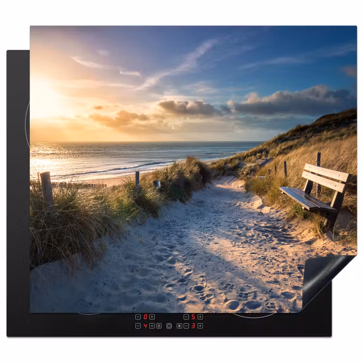 Induction hob protector - Rest Bench with Sea View — 1