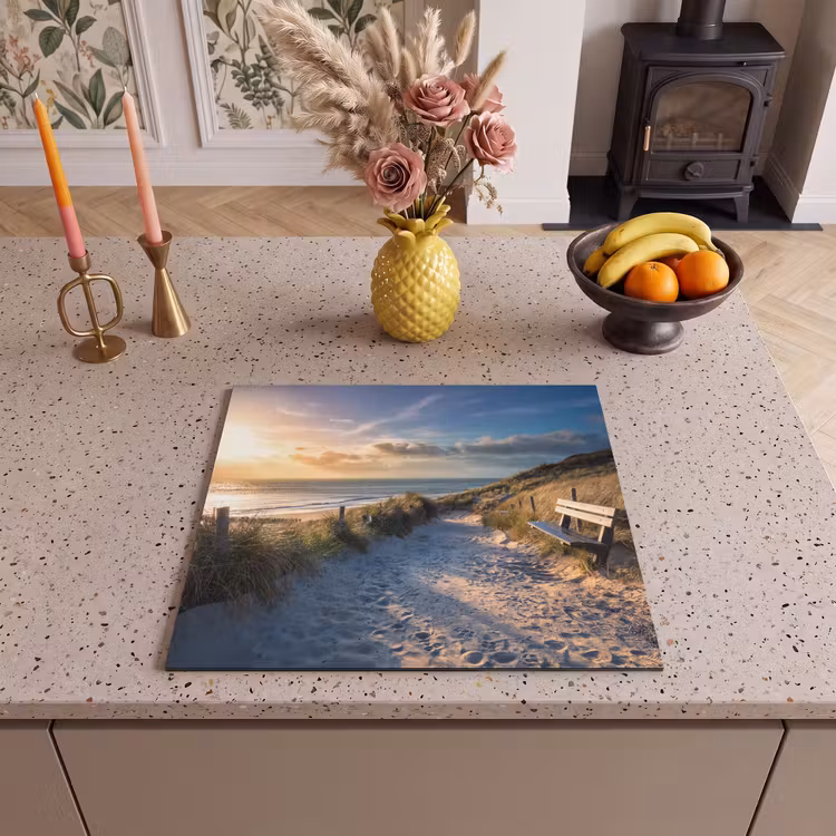 Induction hob protector - Rest Bench with Sea View — 3
