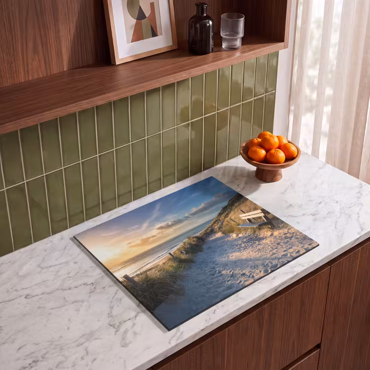Induction hob protector - Rest Bench with Sea View — 4