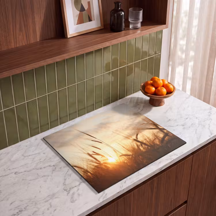 Induction hob protector - Sunset through the Wheat — 4