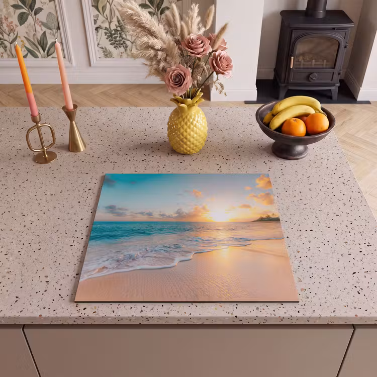 Induction hob protector - Tropical Sunset Symphony — 3