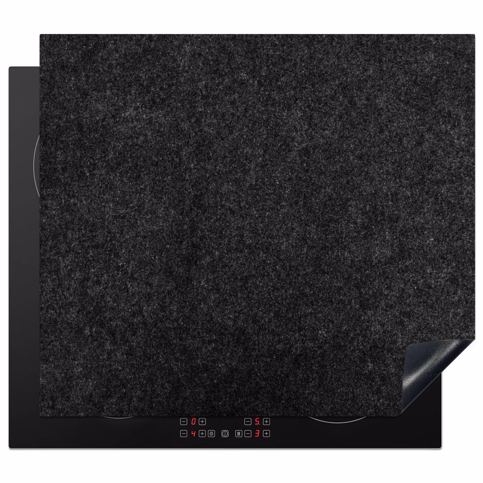 Induction hob protector - Texture of Night Granite — 1