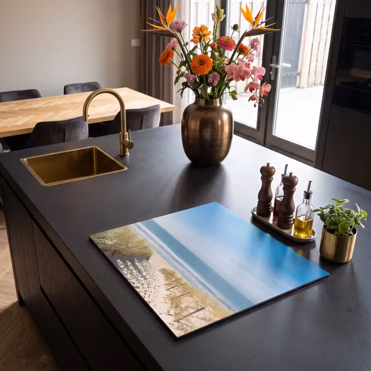 Induction hob protector - Calm on the Coastline — 2