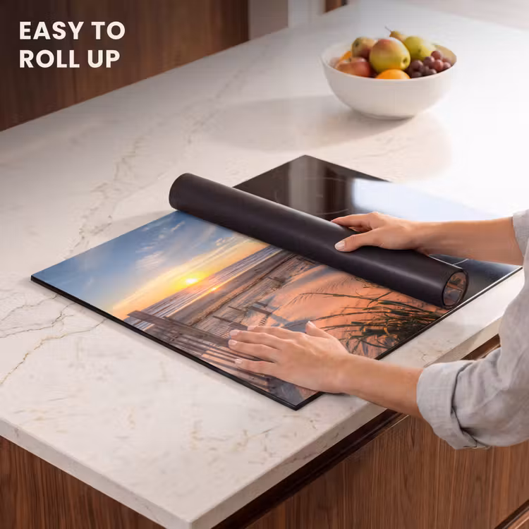 Induction hob protector - Evening glow at the Dune Fence — 6