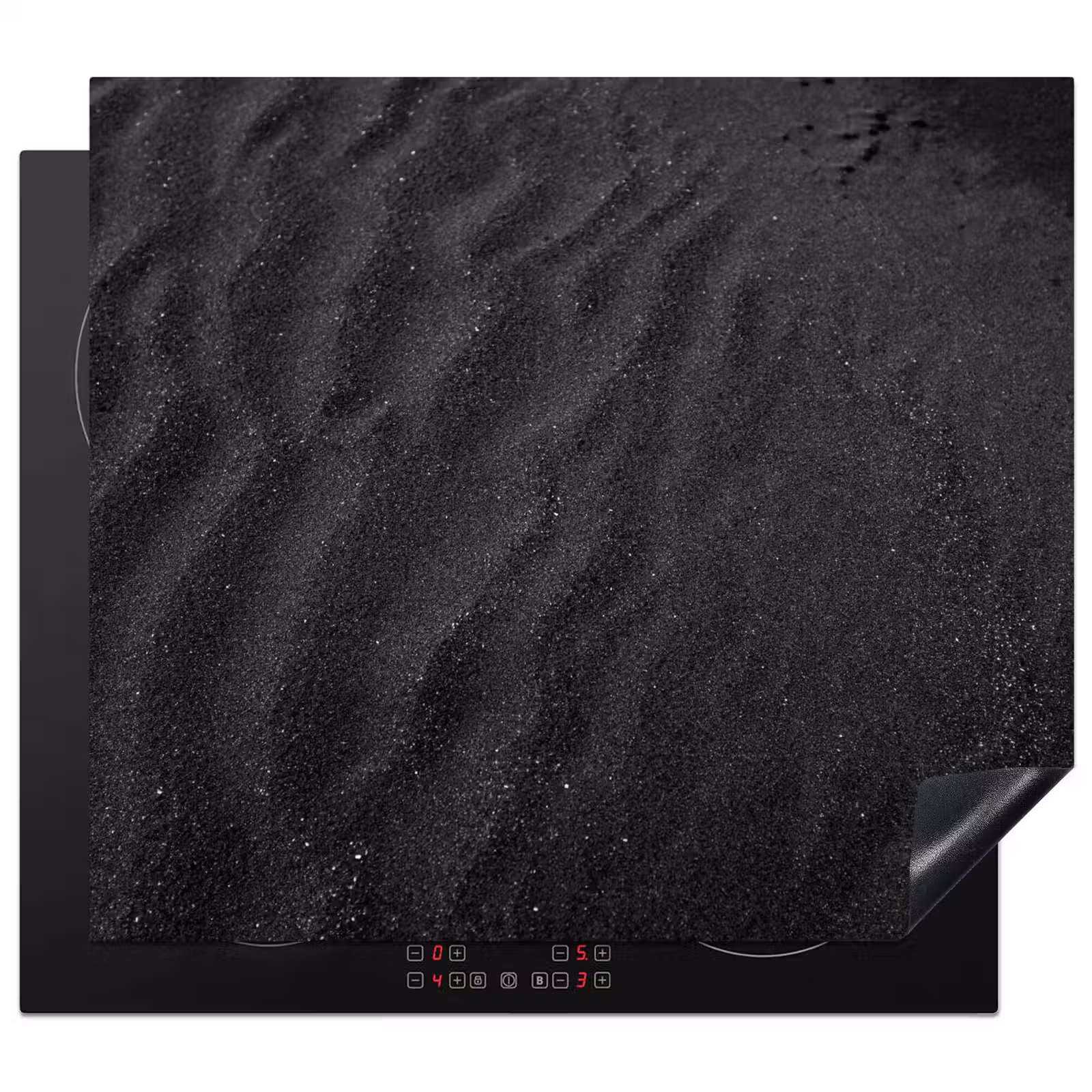 Induction hob protector - Sand ridges in the Moonlight — 1