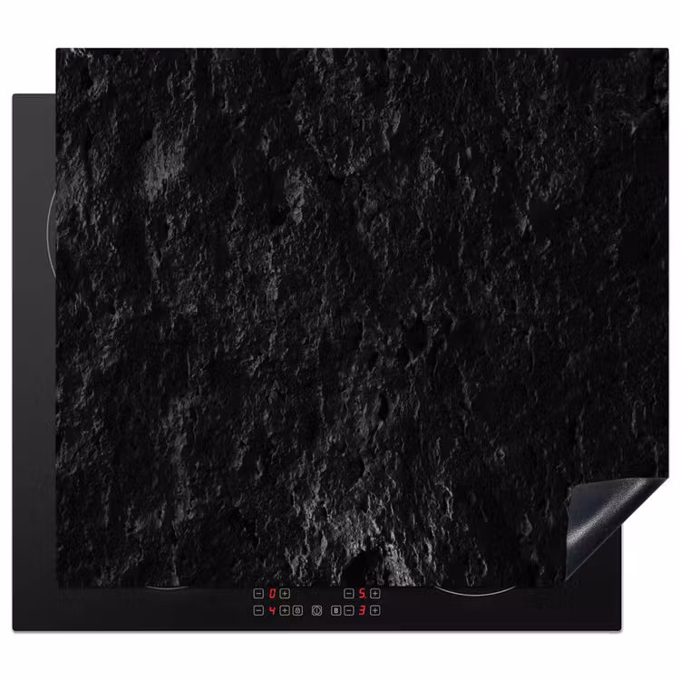 Induction hob protector - Robust Cliffs in Monochrome — 1