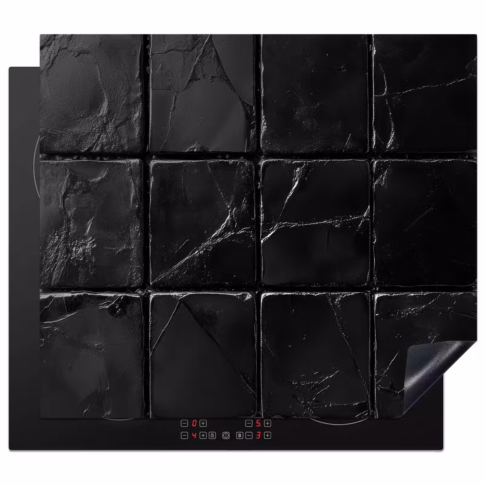 Induction hob protector - Black - Tiles - Stone — 1