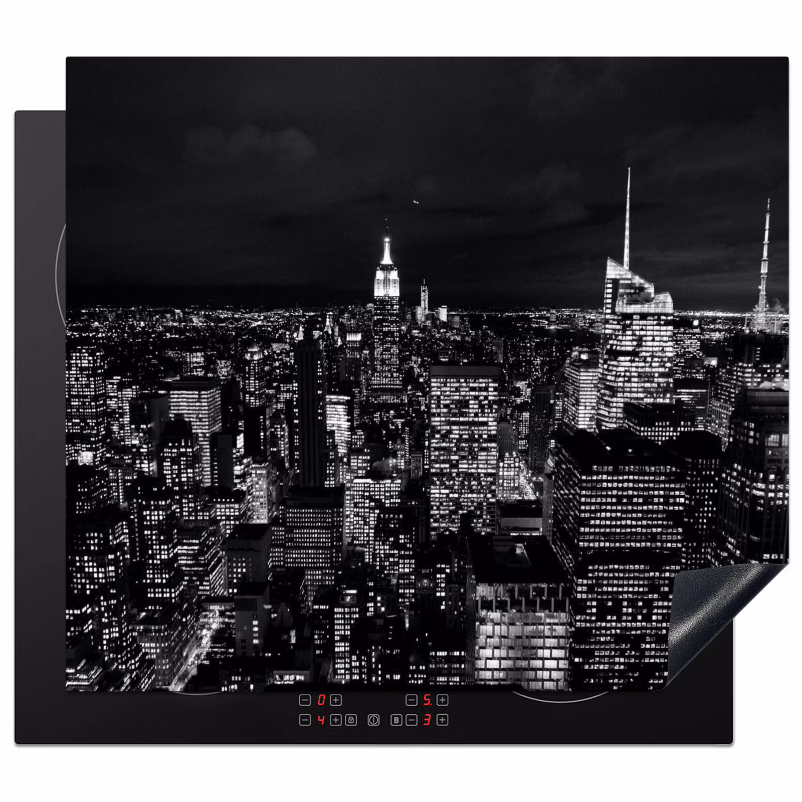 Induction hob protector - Metropolis at Night — 1
