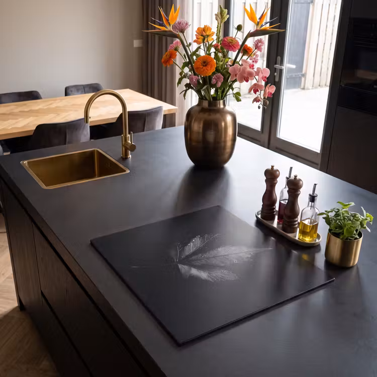Induction hob protector - Black - Sheet — 2