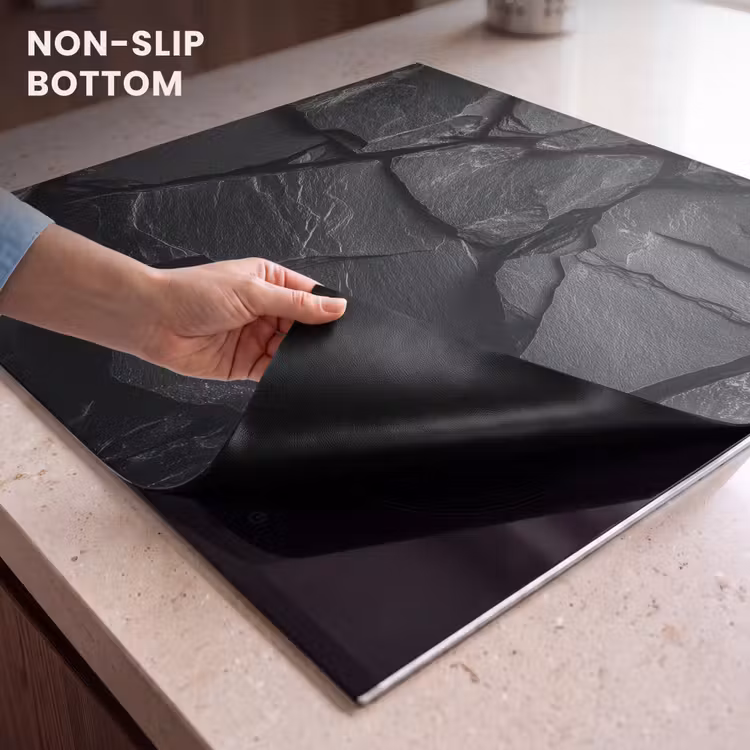 Induction hob protector - Black - Stone - Rock — 5