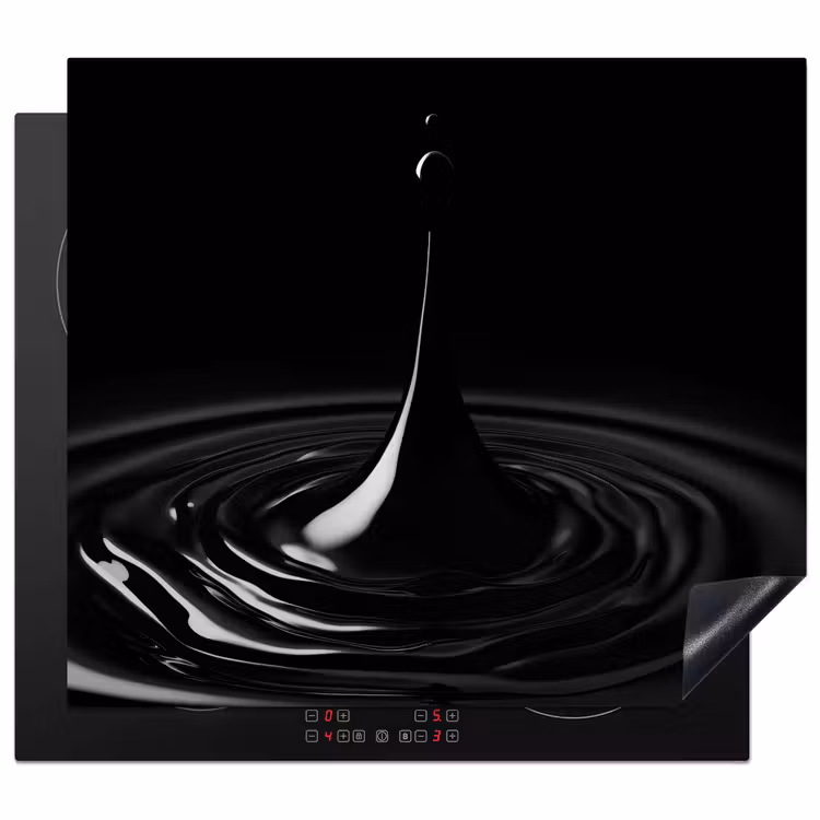 Induction hob protector - Black - Water - Drop — 1