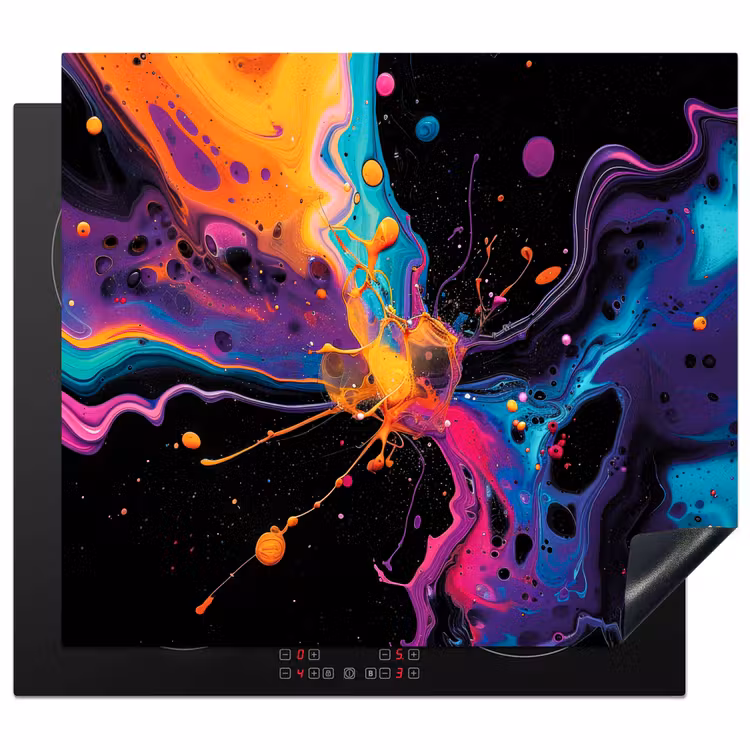 Induction hob protector - Cosmic Color Explosion — 1