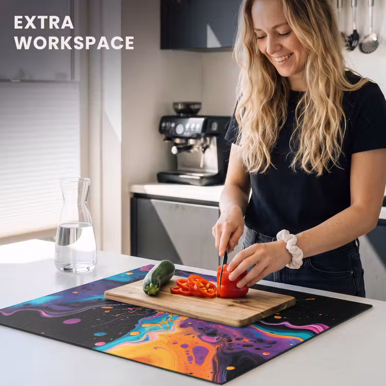 Induction hob protector - Cosmic Color Explosion — 7