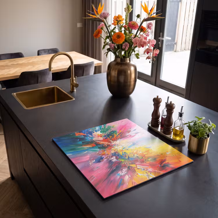 Induction hob protector - Explosion of Creativity — 2