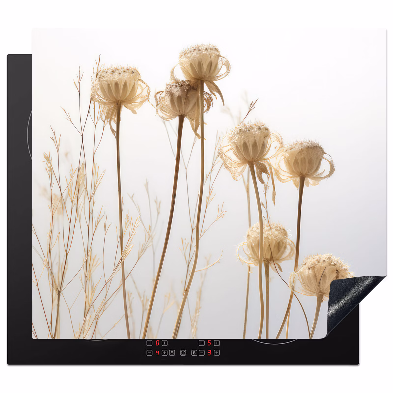 Induction hob protector - Faded Flower Dance — 1
