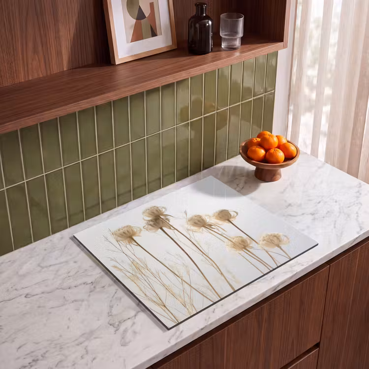 Induction hob protector - Faded Flower Dance — 4
