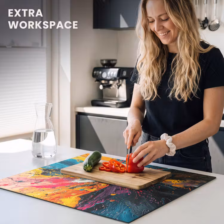 Induction hob protector - Cosmic Color Explosion — 7