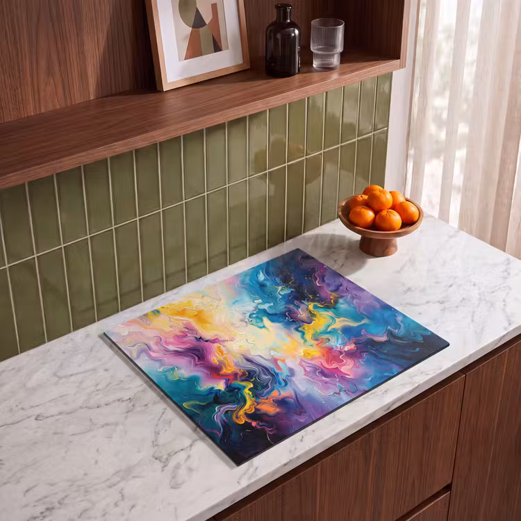 Induction hob protector - Psychedelic Flow of Dreams — 4