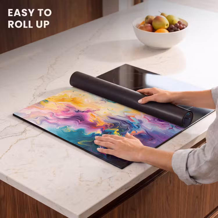 Induction hob protector - Psychedelic Flow of Dreams — 6