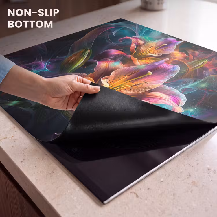 Induction hob protector - Spectacular Lily Light Show — 5