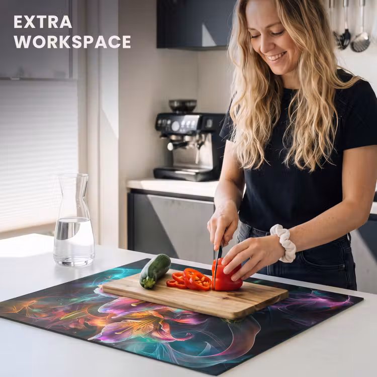 Induction hob protector - Spectacular Lily Light Show — 7