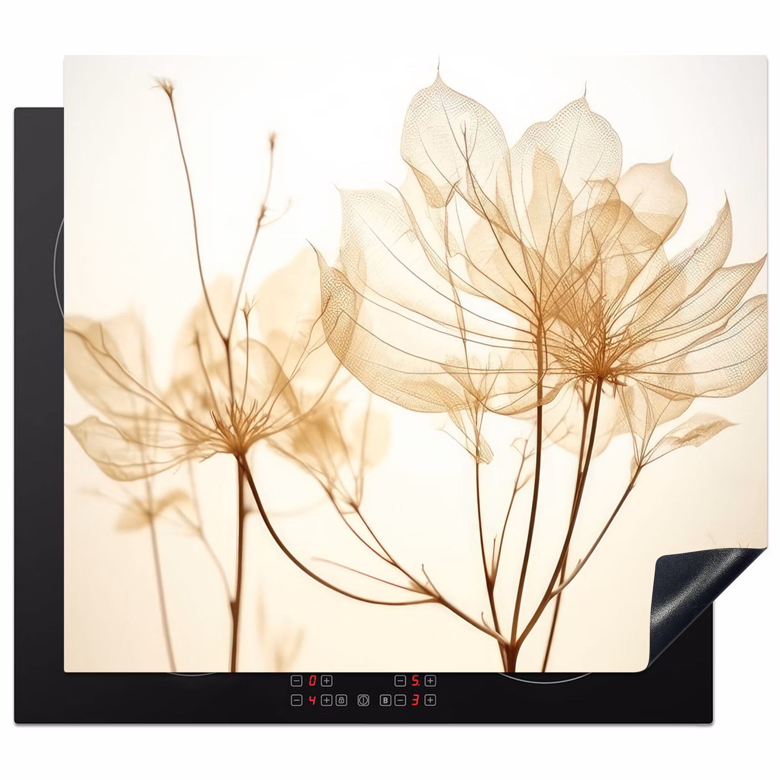 Induction hob protector - Silk Contours at Sunrise — 1