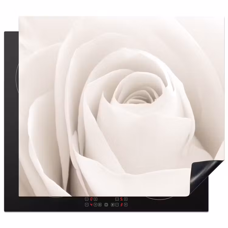Induction hob protector - Sepia Rose Spiral — 1