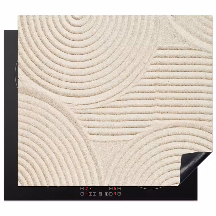 Induction hob protector - Zen Sand Garden — 1