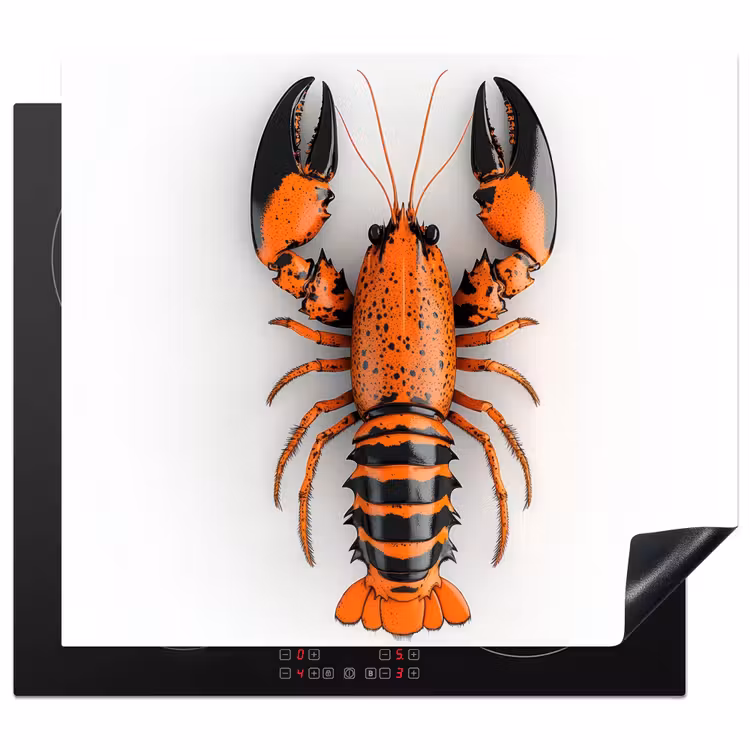 Induction hob protector - Cancer - Black - Orange - White - Unique — 1