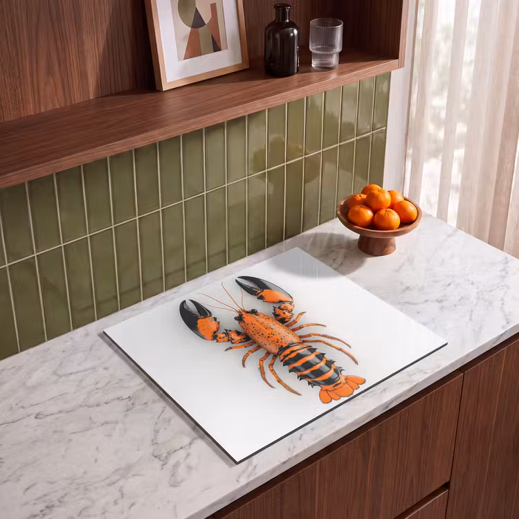 Induction hob protector - Cancer - Black - Orange - White - Unique — 4