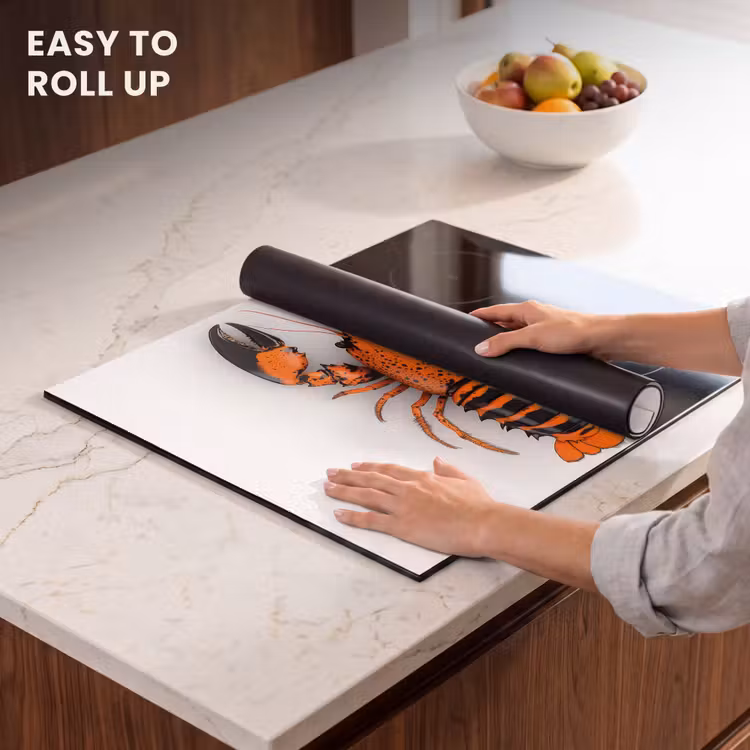 Induction hob protector - Cancer - Black - Orange - White - Unique — 6
