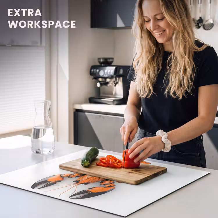 Induction hob protector - Cancer - Black - Orange - White - Unique — 7