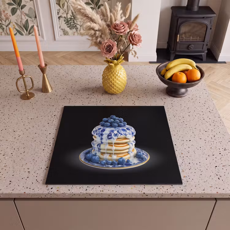 Induction hob protector - Pancakes - Blueberries - Plate — 3