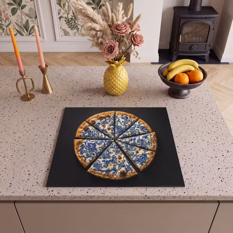 Induction hob protector - Pizza - Food - Delftware — 3