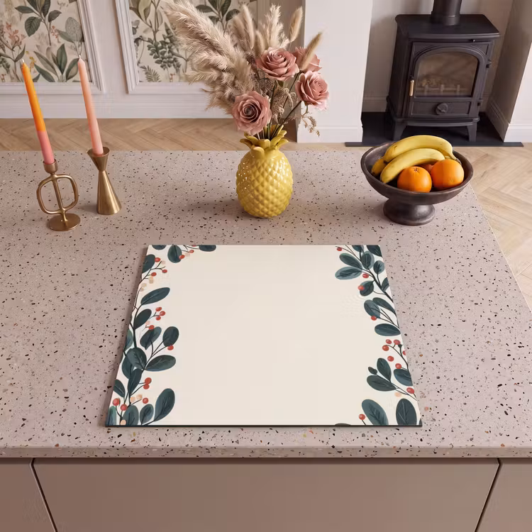 Induction hob protector - Branches - Winter - Plants - Light — 3