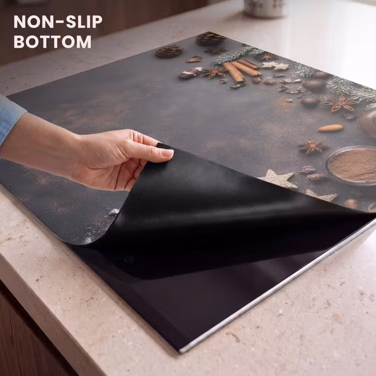 Induction hob protector - Cinnamon - Christmas - Brown - Bronze — 5