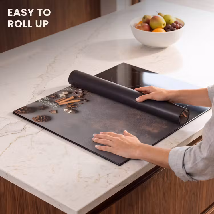 Induction hob protector - Cinnamon - Christmas - Brown - Bronze — 6