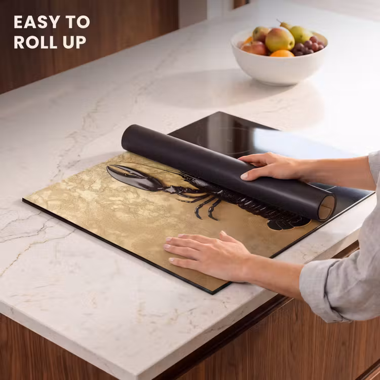 Induction hob protector - Cancer - Black - Gold - Luxury — 6