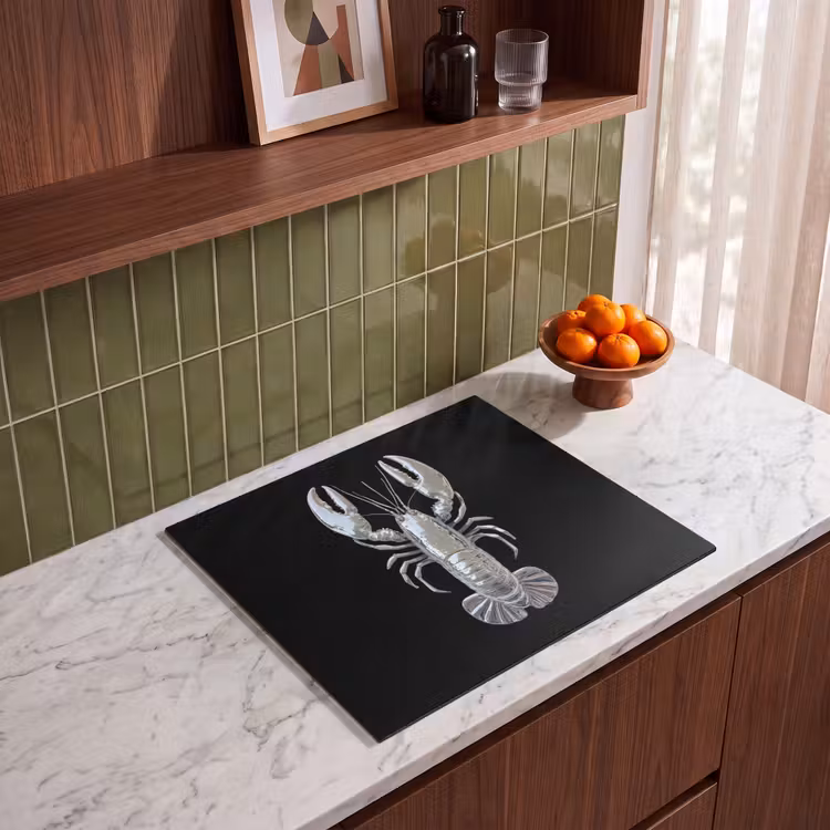 Induction hob protector - Lobster - Silver - Metallic - Luxury — 4