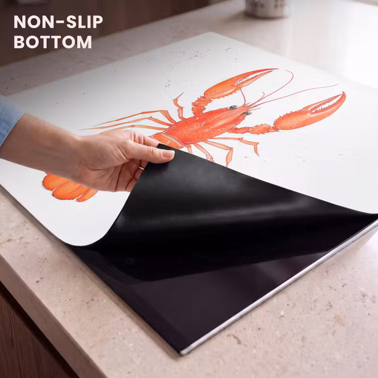 Induction hob protector - Lobster - Watercolor - Orange — 5